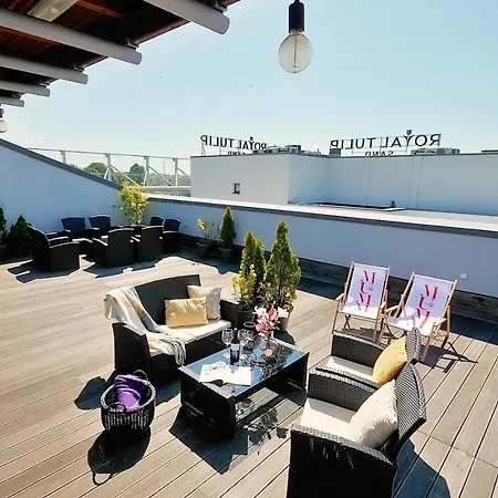 Apartman 411 W Royal Tulip 200 M Od Plazy Dobruk W 5 Gwiazdkowym